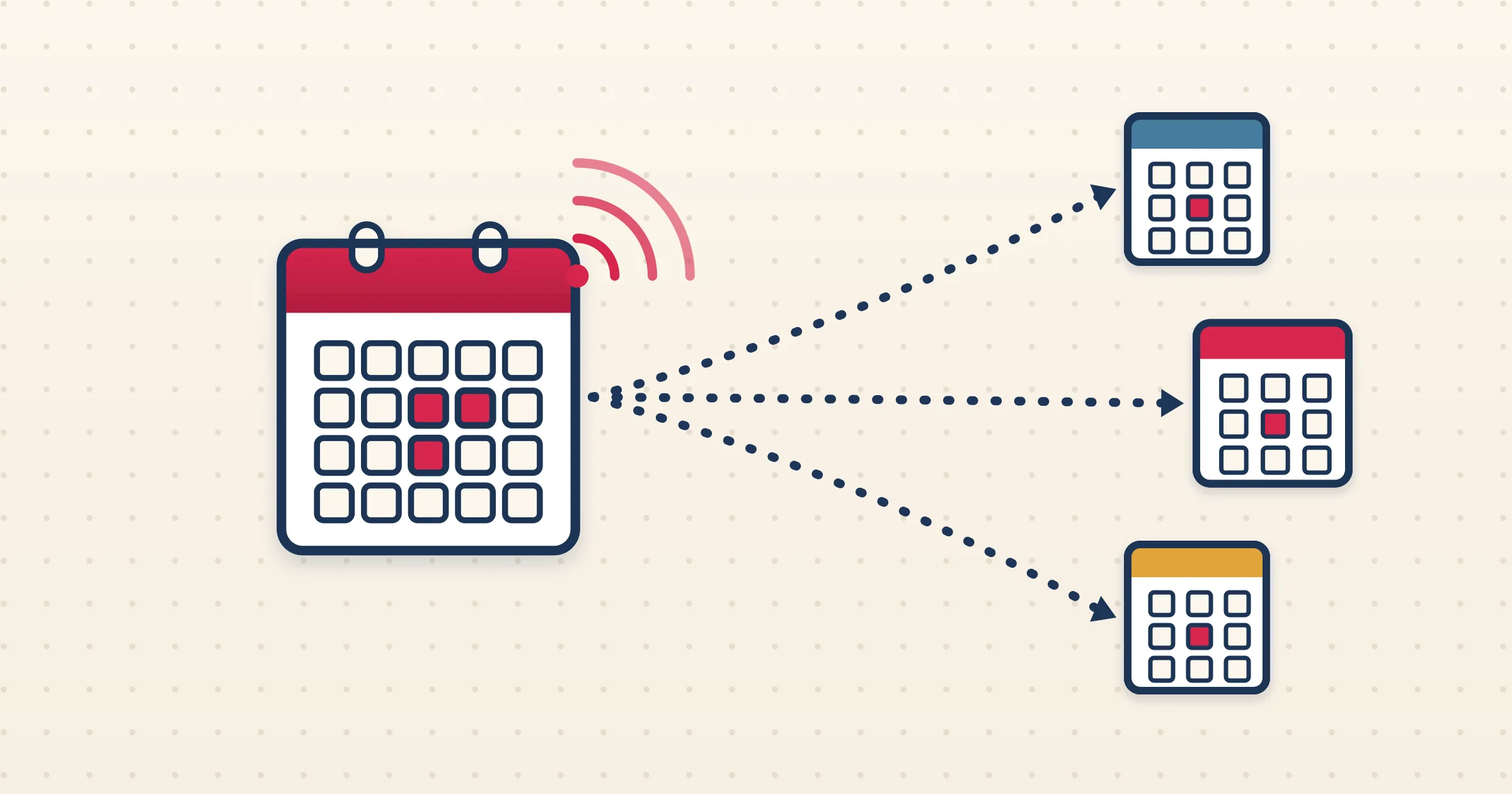 iCal calendar sync that pushes your availability everywhere